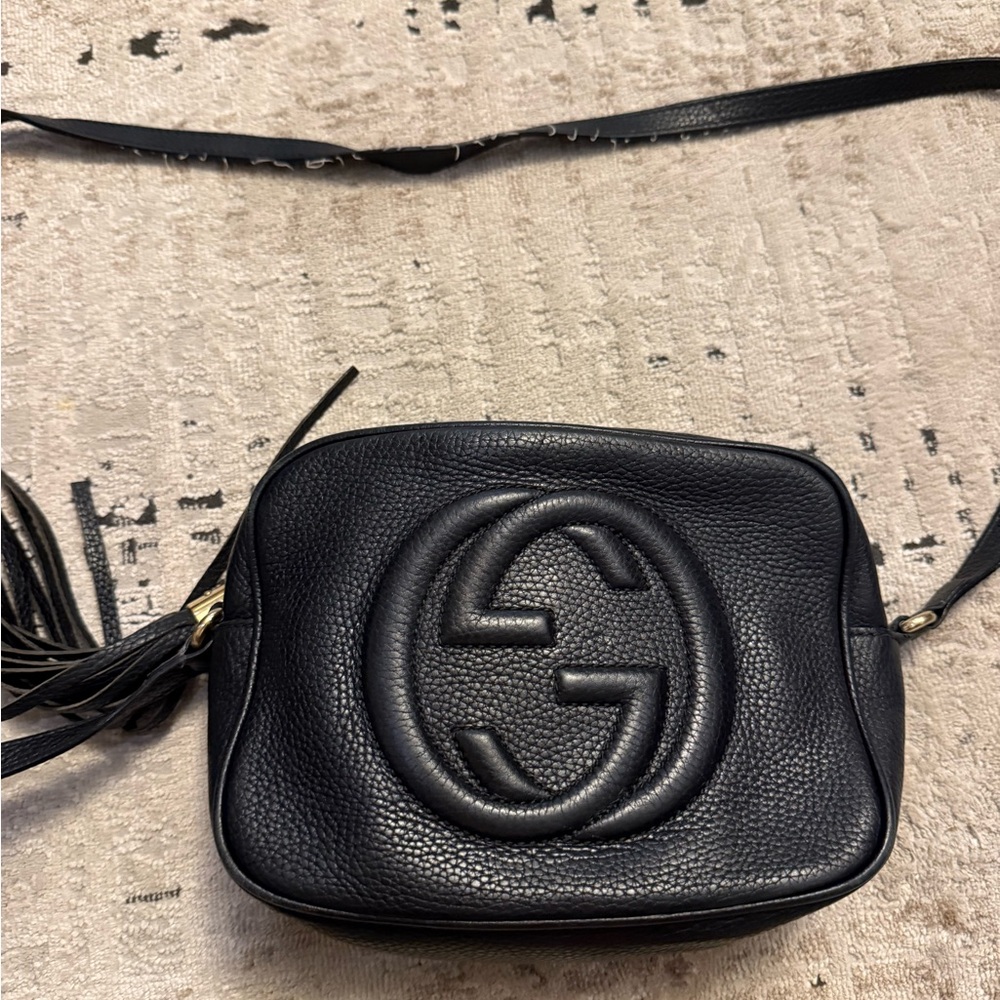 Gucci black disco bag